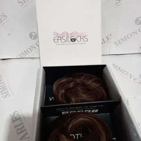 BOXED EASILOCKS POWER SCRUNCHIE SET OF 2 - BROWN COCOA