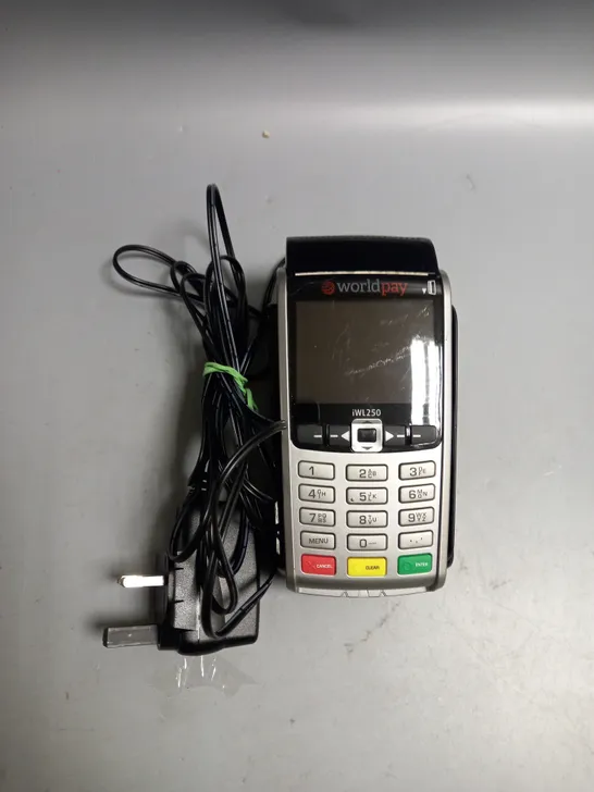 UNBOXED WORLDPAY IWL250 CARD READER CASH CARD PAYMENT SYSTEM