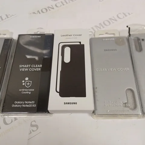 LOT OF 5 ASSORTED SAMSUNG MOBILE PHONE CASES