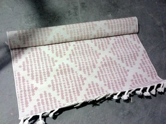 LOOP DE LOOP COLLECTION WELL WOVEN ABROR BLUSH APPROX 3'11" X 5'10"