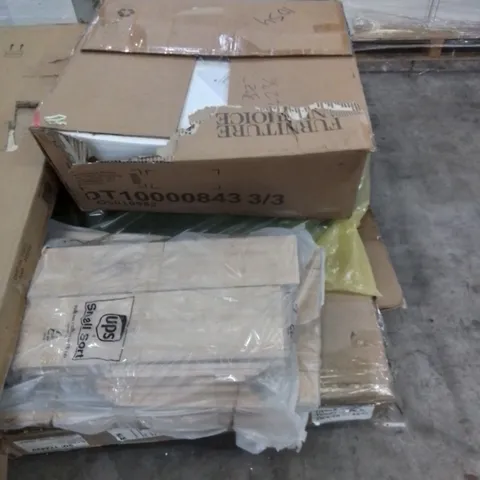 PALLET CONTAINING ASSORTED FURNITURE PARTS, INCOMPLETE SETS