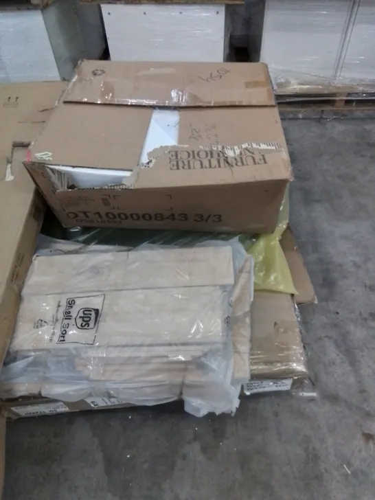 PALLET CONTAINING ASSORTED FURNITURE PARTS, INCOMPLETE SETS