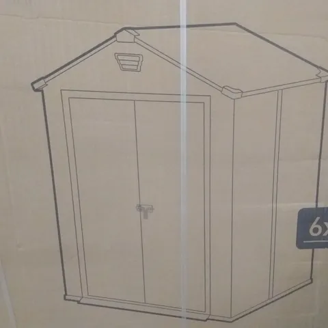 BOXED KETER MANOR W6FT X D5FT PLASTIC SHED