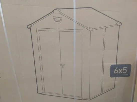 BOXED KETER MANOR W6FT X D5FT PLASTIC SHED