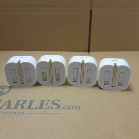 BOX OF APPROX 145 APPLE FOLDING PLUGS USB C 20W