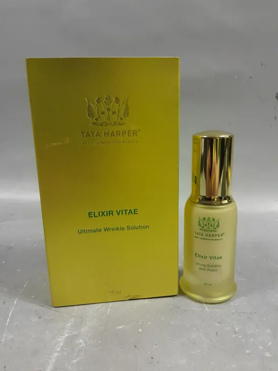 BOXED TATA HARPER ELIXIR VITAE ULTIMATE WRINKLE SOLUTION - 30ML