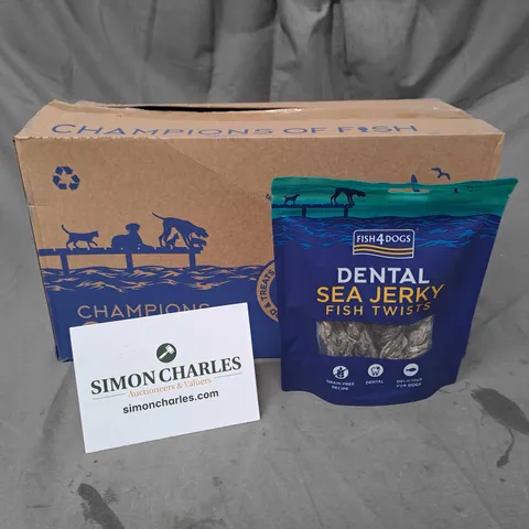 BOXED FISH4DOGS DENTAL SEAJERKY FISH TWISTS 10X100G