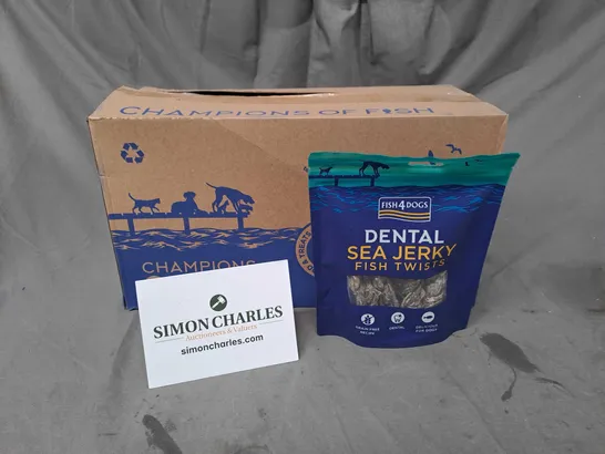 BOXED FISH4DOGS DENTAL SEAJERKY FISH TWISTS 10X100G