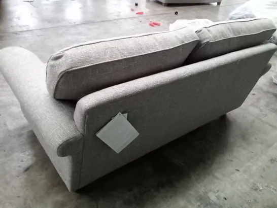 QUALITY THE LOUNGE CO DESIGNER 2 SEATER SOFA - GREY FABRIC