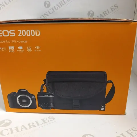 BOXED CANON EOS2000D TRAVEL KIT