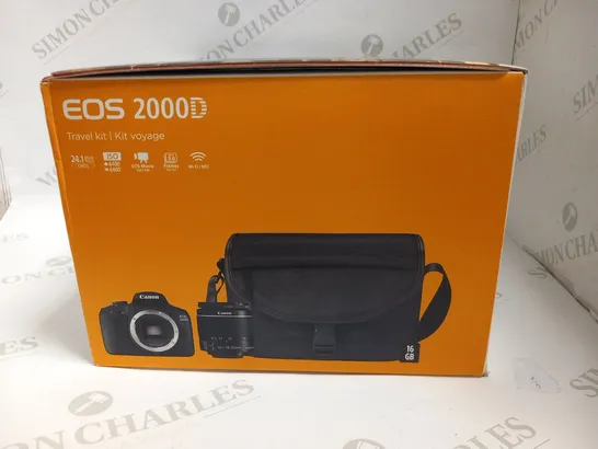 BOXED CANON EOS2000D TRAVEL KIT