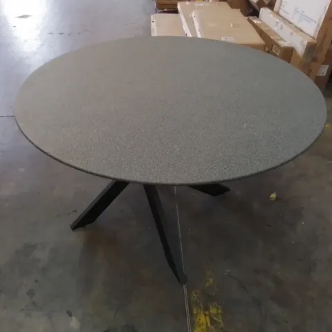 DESIGNER LARGE METAL ROUND DINING TABLE 