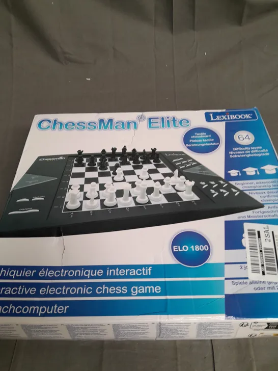 BOXED LEXIBOOK CG1300 CHESSMAN ELITE, INTERACTIVE ELECTRONIC CHESS RRP £53.99