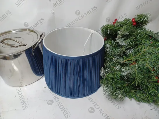 LAMPSHADE, COOKING POT, AND FESTIVE MANTLE DECORATION