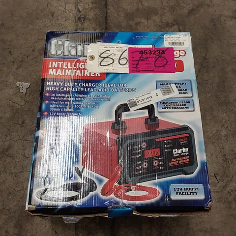 BOXED CLARKE INTELLIGENT BATTERY CHARGER/MAINTAINER 