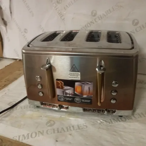 RUSSELL HOBBS ECLIPSE COPPER 4 SLICE TOASTER 