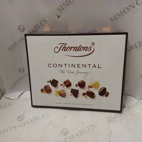 LOT OF APPROX 6 THORNTONS CONTINENTAL CHOCOLATE BOX