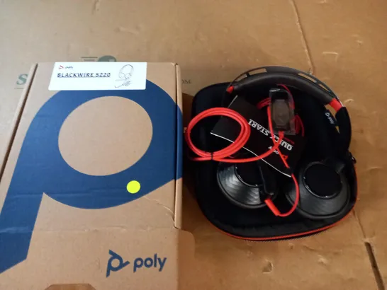 BOXED POLY BLACKWIRE 5220 HEADSET