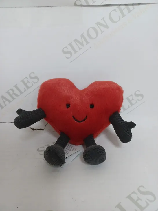 JELLYCAT I AM LITTLE AMUSEABLE RED HEART 