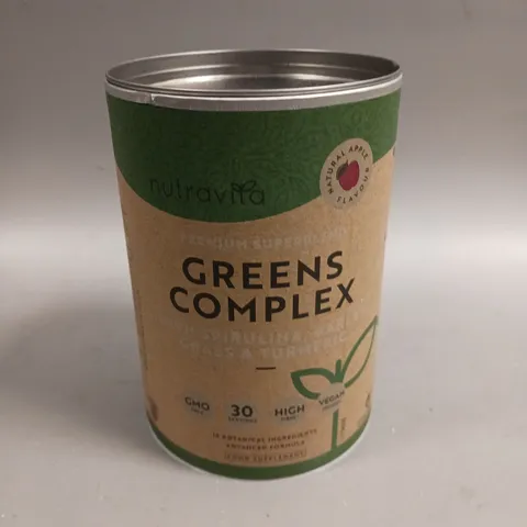 SEALED NUTRAVITA PREMIUM SUPERBLEND GREENS COMPLEX FOOD SUPPLEMENT - 210G 