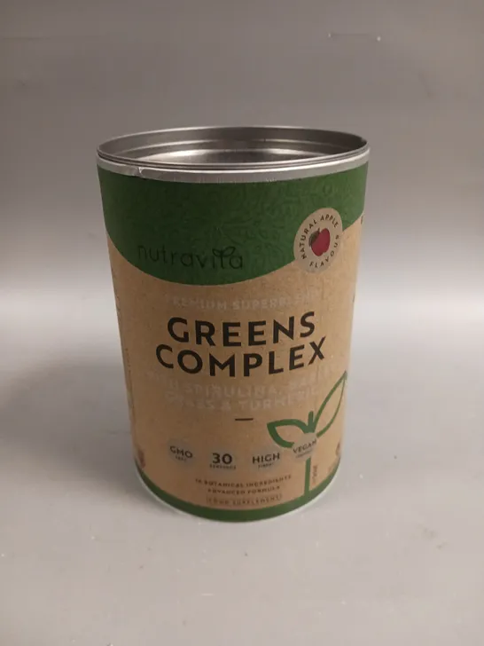 SEALED NUTRAVITA PREMIUM SUPERBLEND GREENS COMPLEX FOOD SUPPLEMENT - 210G 