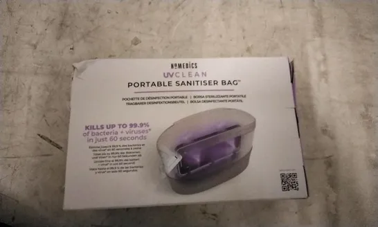 HOMEDICS UV CLEAN PORTABLE SANITISER BAG