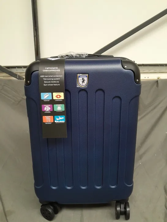 AEROLUGG HANDLUGGAGE SUITCASE WITH BUILT IN LOCK IN NAVY 