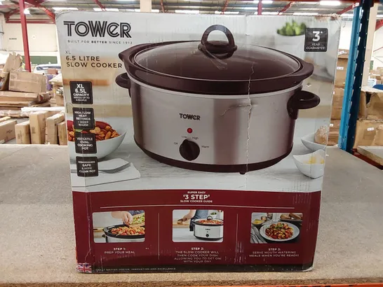 BRAND NEW BOXED TOWER XL 6.5L SLOW COOKER (1 BOX)