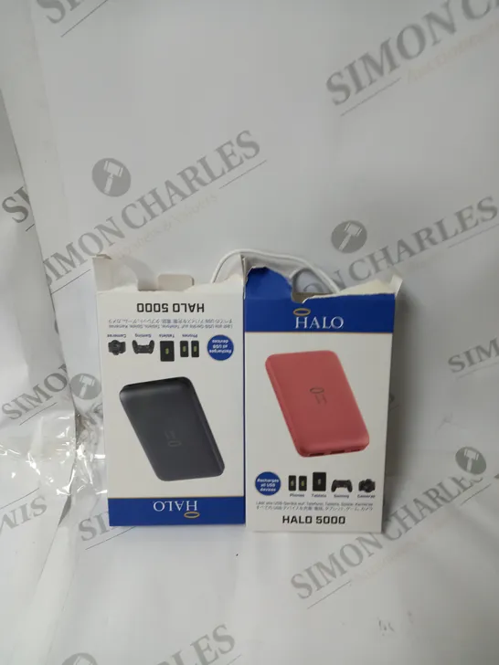 BOXED HALO 5000MAH PORTABLE CHARGERS