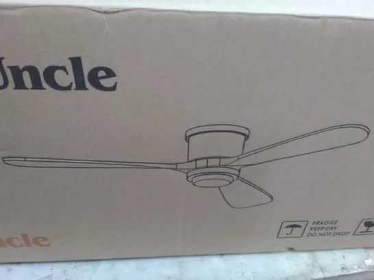 BOXED PARROT UNCLE CEILING FAN