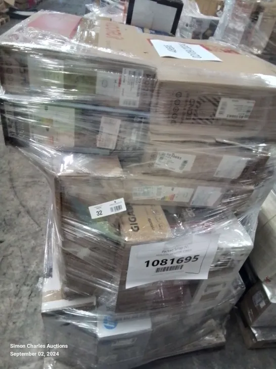 PALLET OF APPROXIMATELY 22 UNPROCESSED RAW RETURN MONITORS TO INCLUDE;