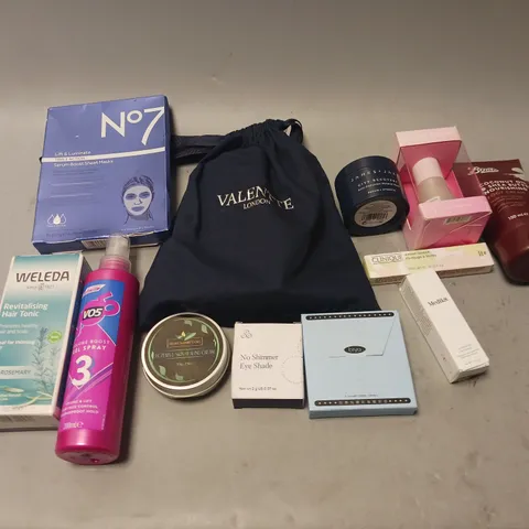 BOX OF APPROXIMATELY 20 COSMETIC ITEMS TO INCLUDE - FOOT CREAM, MINERAL MASK, GLOW RECIPE, AND SERUM SHEET MASK ETC. 