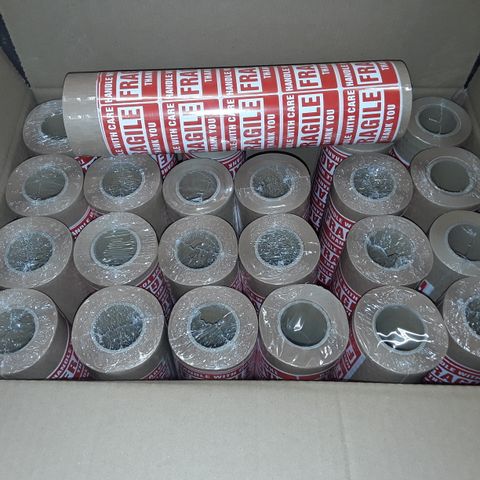 LOT OF 24 ROLLS OF PACKAGING PAPER