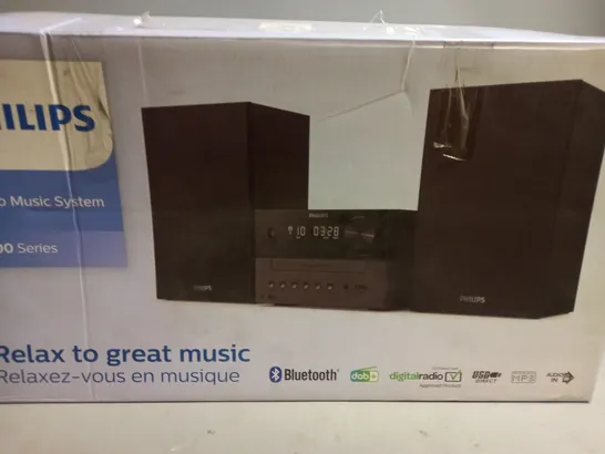 BOXED PHILIPS MICRO MUSIC SYSTEM 3000 SERIES