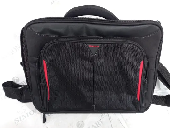 TARGUS CN414EU-70 LAPTOP CASE IN BLACK AND RED