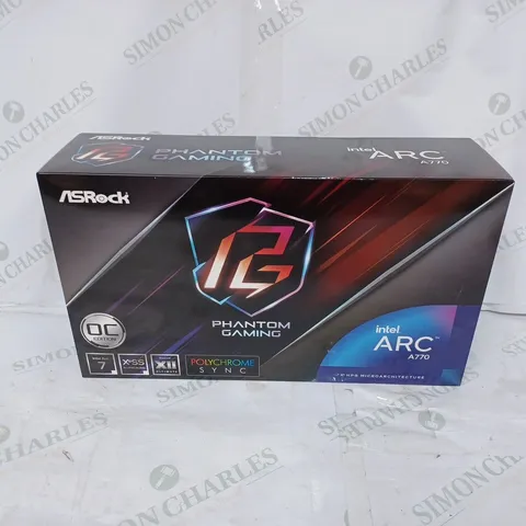 SEALED ASROCK INTEL ARC A770 PHANTOM GAMING D OC 8GB GRAPHICS CARD