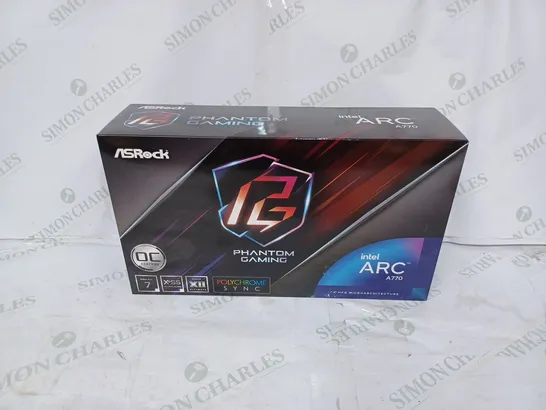 SEALED ASROCK INTEL ARC A770 PHANTOM GAMING D OC 8GB GRAPHICS CARD