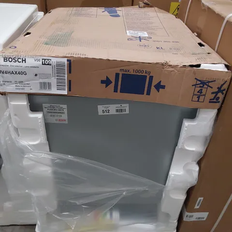 GRADE 1 BOSCH SERIES 4 WI-FI CONNECTED FULL SIZE DISHWASHER WHITE SMV4HAX40G