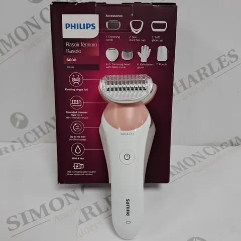 BOXED PHILIPS LADY SHAVER 