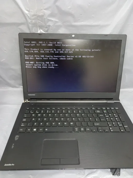 TOSHIBA SATELLITE PRO R50-B	15 INCH I3-4005U 1.70GHZ