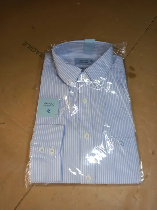 DOUBLE TWO LIFESTYLE SUIT SHIRT SIZE L 