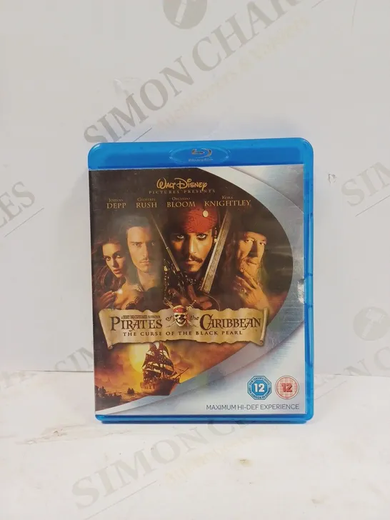 BOXED PIRATES OF THE CARIBBEAN, CURSE OF THE BLACK PEARL BLU-RAY 