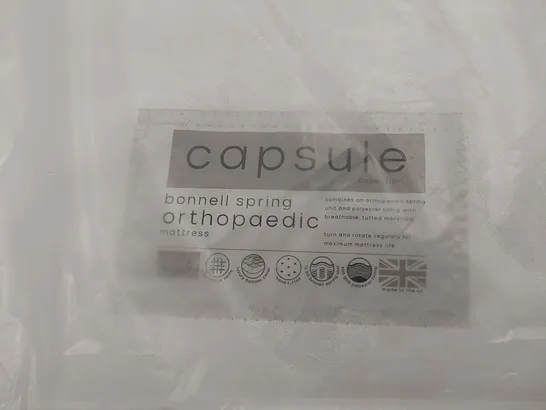 QUALITY BAGGED CAPSULE BONNELL SPRING ORTHOPAEDIC 4FT6 DOUBLE SIZED MATTRESS 