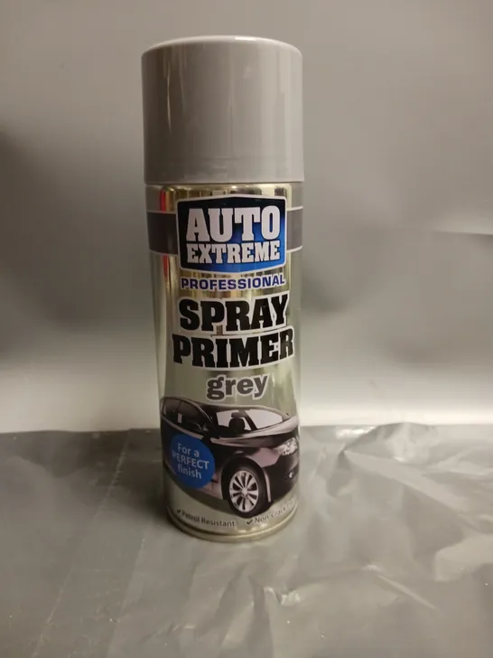 LOT OF 12 AUTO EXTREME PROFESSIONAL SPRAY PRIMER GREY 400ML PER CAN