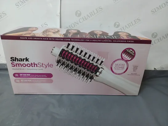 BOXED SHARK SMOOTHSTYLE HOT BRUSH & SMOOTHING COMB