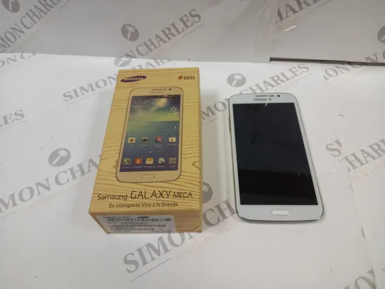 BOXED SAMSUNG GALAXY MEGA IN WHITE 