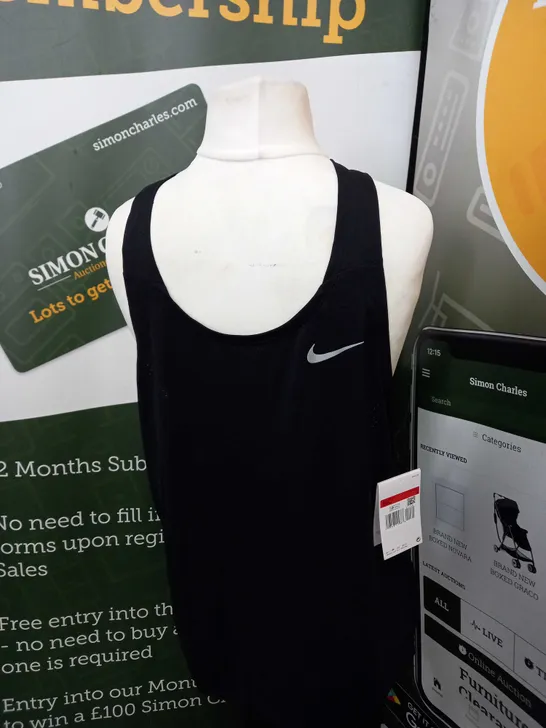 NIKE LOGO RUNNING VEST SIZE L