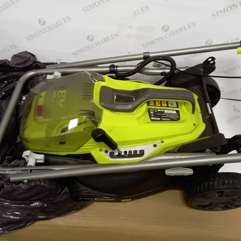 RYOBI RY18LM37A-140 18V ONE+ CORDLESS 37CM LAWNMOWER 