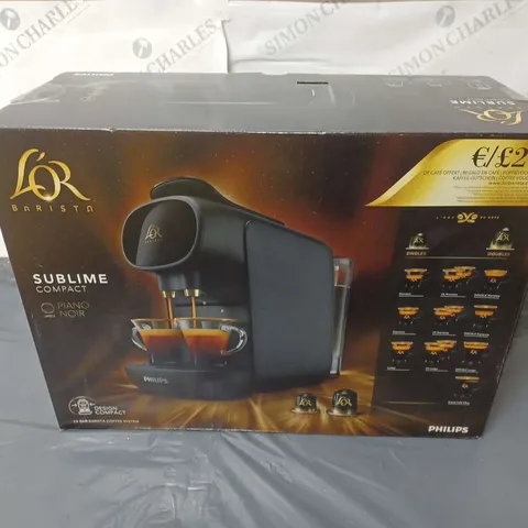 BOXED AND SEALED PHILIPS LOR BARISTA SUBLIME COMPACT COFFE MAKER