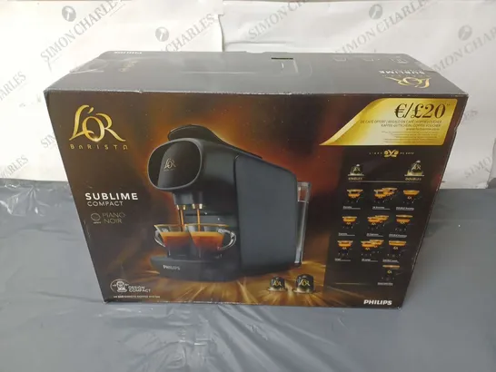 BOXED AND SEALED PHILIPS LOR BARISTA SUBLIME COMPACT COFFE MAKER